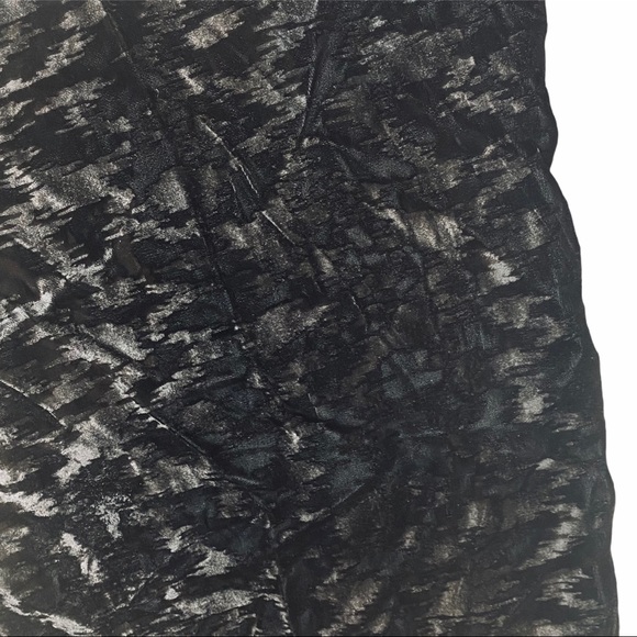 Vintage Escada Black Crushed Velvet Midi Pencil Skirt Size 8 Whimsigoth Romantic - Picture 4 of 7